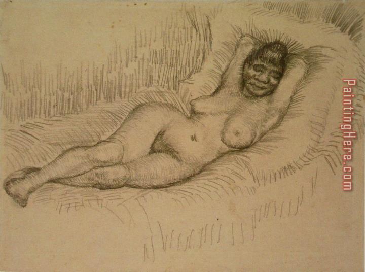 Vincent van Gogh Reclining Female Nude